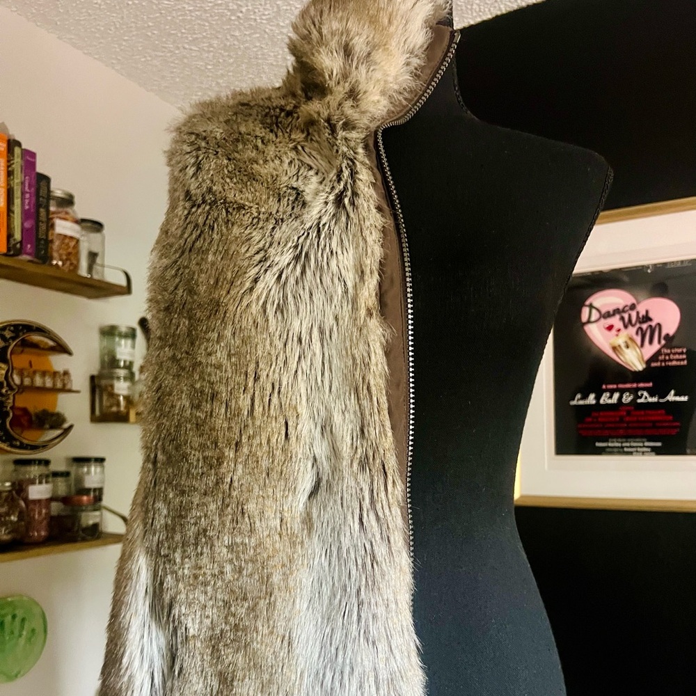 Faux Fur Zip Up Reversible
Jacket